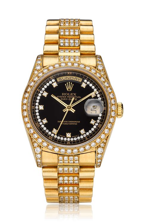 rolex 18k gold